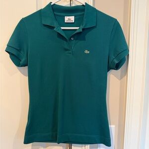 Lacoste Teal Polo Shirt